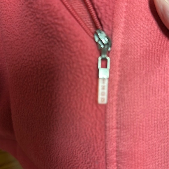 IZOD salmon color two tone Zip up warm jacket. Sixe XL - Picture 7 of 9